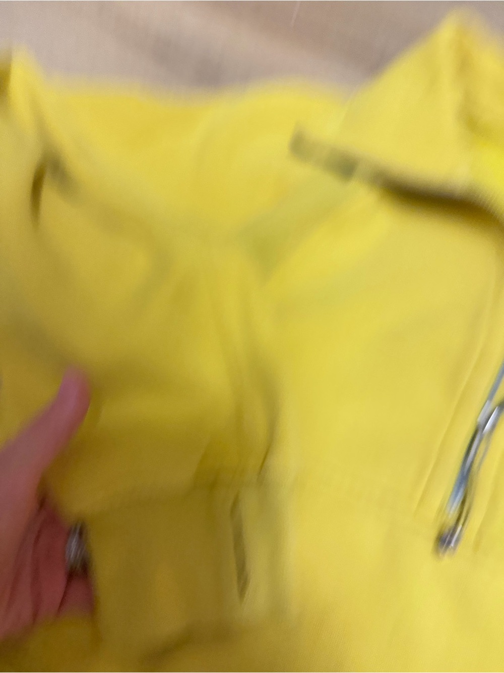 Lululemon Scuba Oversized Funnel-Neck Half Zip in Sonic Yellow, size M/L.